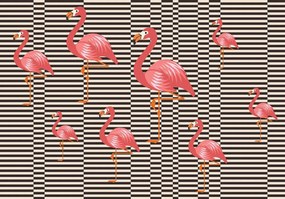 Fotótapéta - Flamingók (152,5x104 cm)