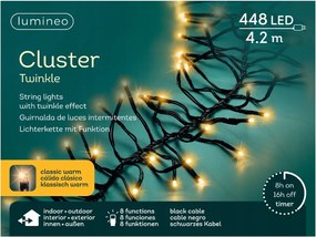 448 LED-es kĂŒltĂ©ri/beltĂ©ri lĂĄmpĂĄk Klasszikus Meleg 4m-es programozĂłval