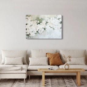 Kép - Fehér virág absztrakció (90x60 cm)