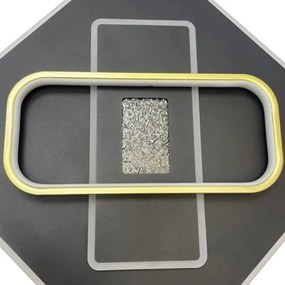 LED Dimmelhető mennyezeti lámpa LED/90W/230V fekete + távirányítás