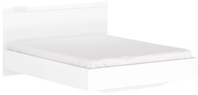 Franciaágy 160 cm Leona (fehér) (matrac és ágyrács nélkül). 1053003