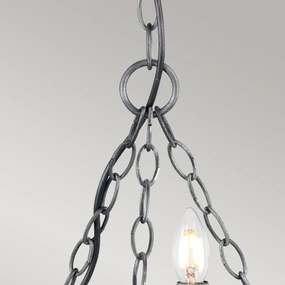 Elstead Lighting SAXON SAX3-BLK-SIL Csillár 3x60W/E14