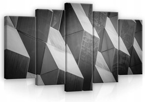 Vászonkép 100x60 Geometria absztrakt szerkezet térfogat fényárnyék minimalizmus