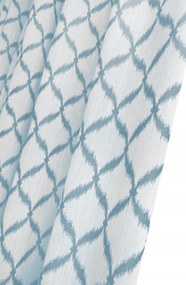 Függöny dekoratív függönyanyag rombuszmintával, 300 cm magas, szürke