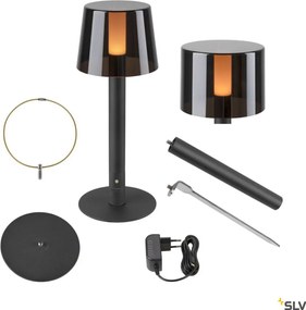 SLV TAHA 1007380 Asztali lámpa 1x5W/LED 2700K 200lm IP65