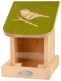 Diapozitiv madáretető tömör borovi fenyőből, hosszúság 17 cm - Esschert Design