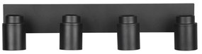 Matt fekete fém spotlámpa 19x52 cm Angelo – Trio