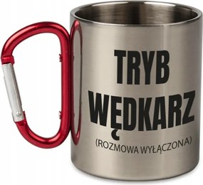 Fém Bögre Karabinerrel Horgász Mód Beszélgetés Kikapcsolva 300 ML