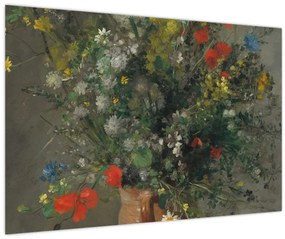 Kép - Auguste Renoir,  Flowers in a Vase, reprodukciók (90x60 cm)