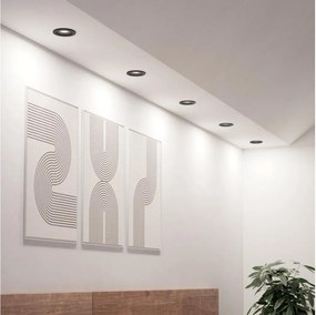 Eglo 902266 - 5 darabos BARRANCO beépíthető mennyezeti LED spotlámpa LED/4,8W/230V, fekete
