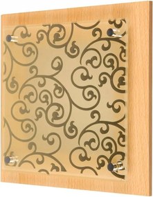 Fali lámpa 24x24 1x60W E27 Esy Chocolate Candellux 10-39838