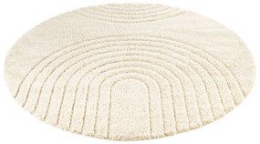 Norwalk Fergus krémfehér szőnyeg, ø 160 cm - Mint Rugs