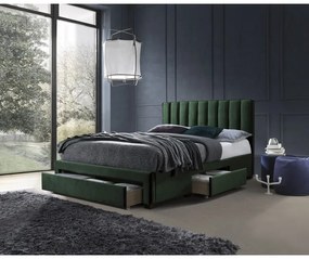 Grace ágy 160 × 200 cm, sötétzöld
