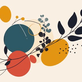 Poszter 50x50cm Természet kollázs