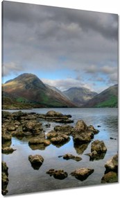 Våszonkép 70x100 Nagy kövek a folyóban