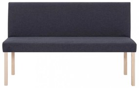 sötétszürke poliészter pad 139,5 cm