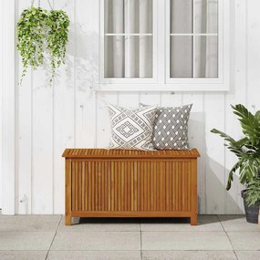 Tömör Akácfa Kerti Tárolóláda 113 X 50 X 58 Cm