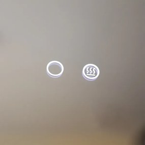 Zuma Line D3004-60-LED Fürdőszobai tükör háttérvilágítással 24W/230V 3000/4000/6000K IP44 fehér