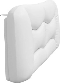 fehér műbőr fejtámla párna Hvar 200 cm