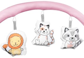 Lionelo - FLOWER Flamingo utazóágy