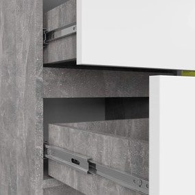 Komód Komeito (beton + fehér). 1117218