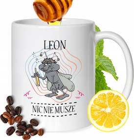 Leon Férj Barát Bögre Nyomtatott Fehér 330ml