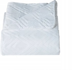 Dekoratív ágytakaró Avila 220x240 cm Fehér