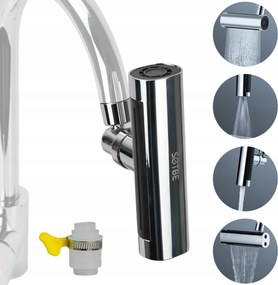 Zuhany hosszabbító konyhai csaptelep mosogató csaptelep Vízesés 4 Funkciók