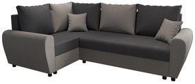 Sarok ülőgarnitúra Fleur Plus (barna + szürke) (B). 1057103