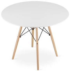 Étkezőasztal TODI 100 cm - bükkfa/fehér