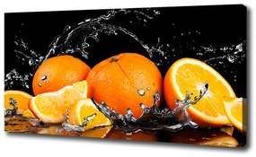 Feszített vászonkép Narancs és víz oc-89166041