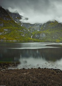 Poszter 20,5x28,4cm Norvég fjord 4, Assaf Frank