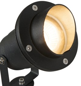 Kert spotlámpa tüskeszerű fekete kábellel és dugóval IP65 - Done