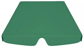 zöld csere ponyva kerti hintaágyhoz 150/130 x 105/70 cm