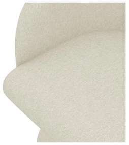 Krémszínű kárpitozott étkezőfotel Kanoa – Makamii