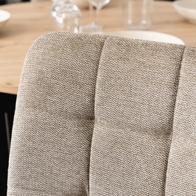 Bézs Szövet Étkezőszék. PERU 2