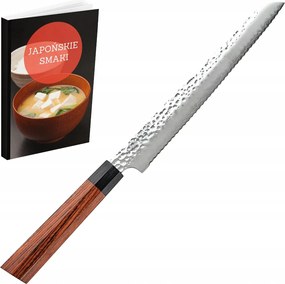 Kanetsugu Heptagon Kenyérvágó kés 21 cm VG-10 kézzel kovácsolt japán