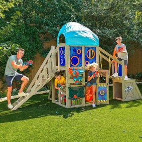 NERF BATTLE FORT kerti játszótér 4,45x1,84 m