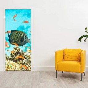 Fotótapéta ajtóra - Víz alatti világ (95x205cm)