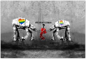 Fotótapéták 152x104 Are you my fathers Banksy