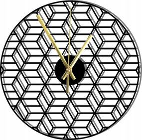 Fa Áttört Falióra Loft stílusban Kerek 45 cm