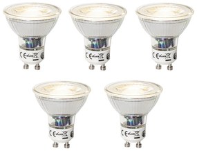 5 darabos GU10 3 lépésben dimmelhető LED izzó készlet 7W 600 lm 4000K