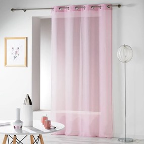 Rózsaszín fényáteresztő függöny 140x280 cm Telma – douceur d'intérieur