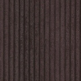 Barna kordbársony kinyitható sarokkanapé (variálható) Sara – Ropez