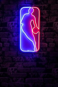 Műanyag LED-es fali dekoráció, The Logo Jerry West - Multicolor