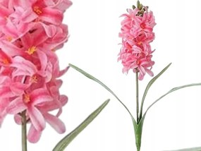 Jácint Levelekkel 42 cm művirág