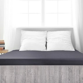 4Home Mako jersey lepedő antracit, 90 x 200 cm
