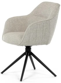 Krém Szövet Étkezőszék. HC-536 CRM2