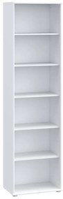 URAN fehér könyvespolc T2KR02-120