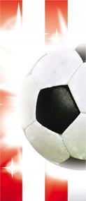 Fotótapéta Futball A győzelem energiája Dinamika a falakon 91x211 +ragasztó
